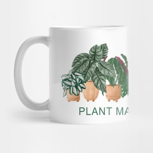 Plant Mama, House Plants Illustration 8 Mug